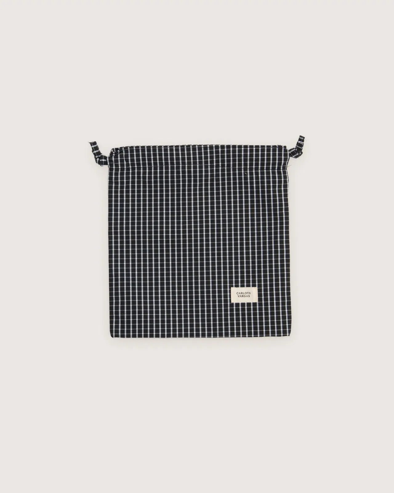 Bolsa Merienda Black & White Stripes