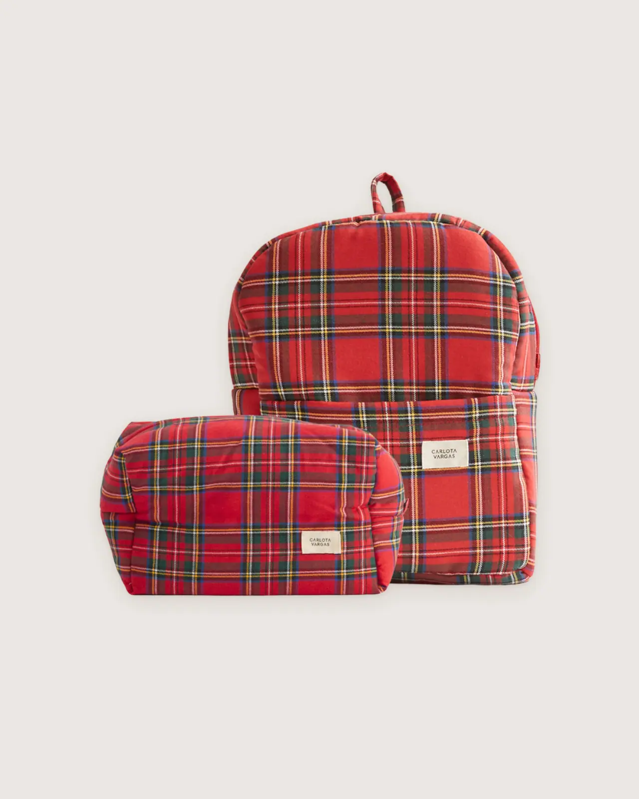 Pack Mochila + Neceser Londres Rojo